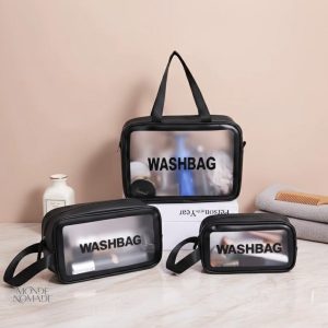 Sac de voyage transparent pour accessoires