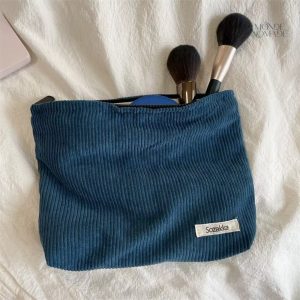 Trousse de toilette tendance en velours