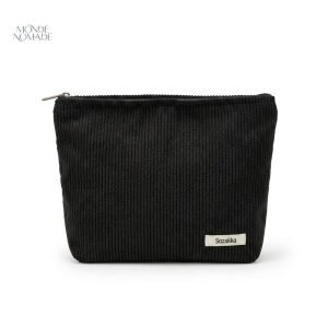 Accessoire de voyage en velours côtelé