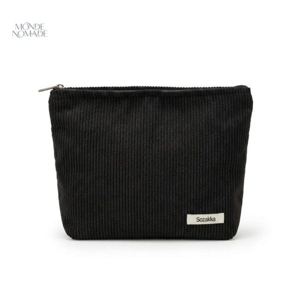Accessoire de voyage en velours côtelé