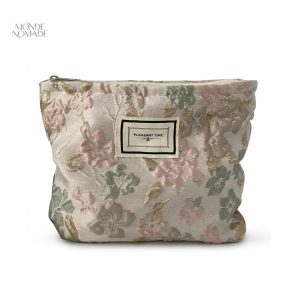 Trousse de toilette vintage avec motif floral