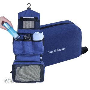 Trousse de toilette de voyage suspendue
