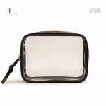 Trousse transparente avec fermeture éclair
