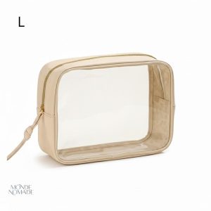 Trousse toilettte transparente pour organisateur