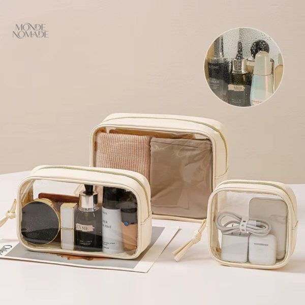 Modèle compact de trousse de toilette