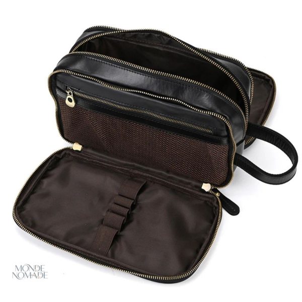 Trousse de toilette en cuir, un must pour les hommes