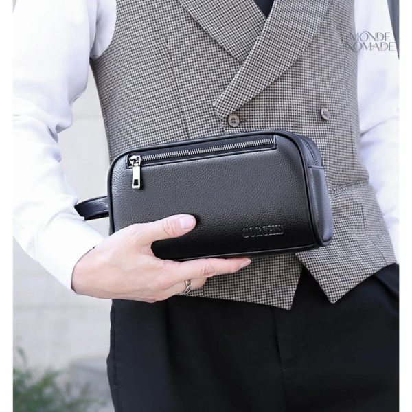 Style classique de trousse de voyage masculine