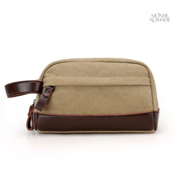 Trousse en simili cuir pour accessoires de beauté