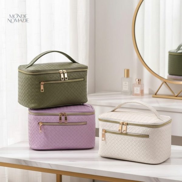 Sac à maquillage fonctionnel, idéal pour les voyages