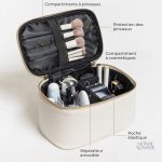 Vanity Case chic en cuir de qualité