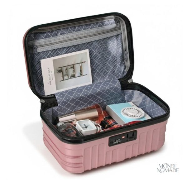 Accessoire de voyage compact avec motif de montgolfières