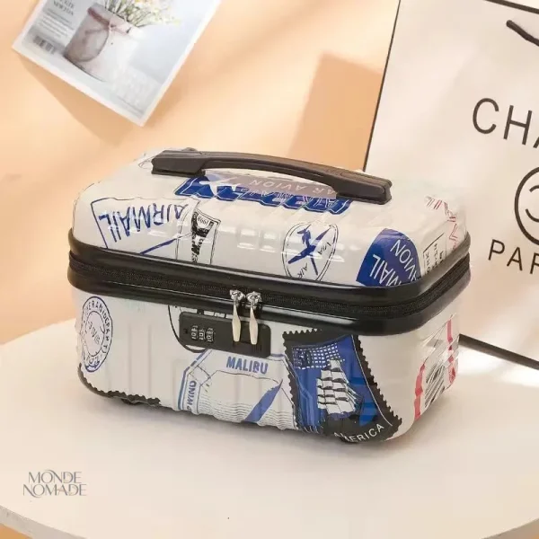Vanity Case Imprimé, design rigide pour le voyage