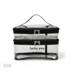 Vanity Case Transparent, accessoire de beauté pratique