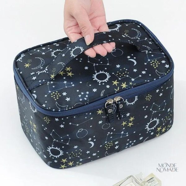 Vanity case motif constellation chic et compact