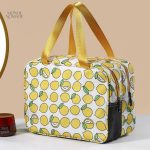 Vanity case motifs citrons design et fonctionnel