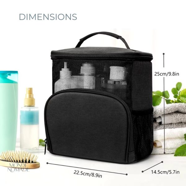 Trousse de toilette à suspendre, design fonctionnel et léger
