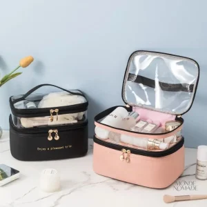 Vanity de voyage compact, facile à transporter