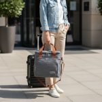 Trousse élégante pour voyage en famille