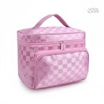 Borse de voyage femme souple motif damier moderne