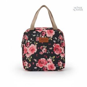 Vanity case floral rose romantique et intemporel