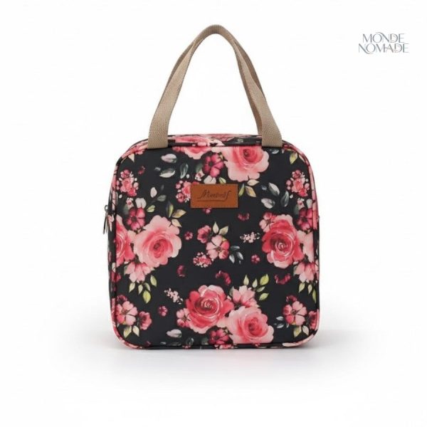 Vanity case floral rose romantique et intemporel