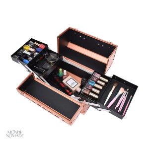 Vanity de maquillage avec rangements pratiques