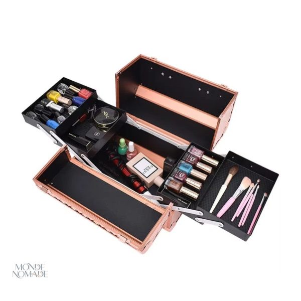 Vanity de maquillage avec rangements pratiques