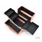 Trousse de maquillage professionnelle organisée