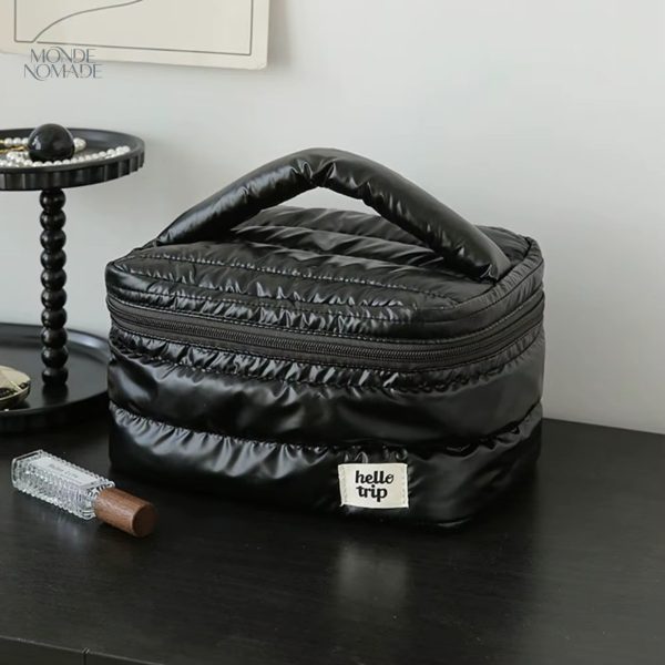Puffer design, vanity case pour un look unique