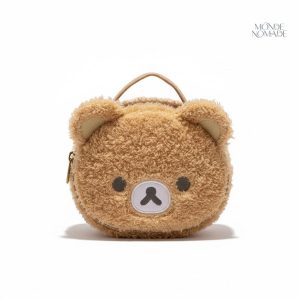 Vanity Peluche Ourson en forme d'ourson doux et mignon