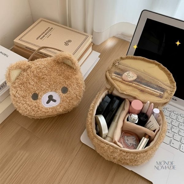 Petite trousse Ourson, design agréable pour les jeunes filles