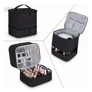 Vanity de maquillage pour ranger vos vernis à ongles colorés