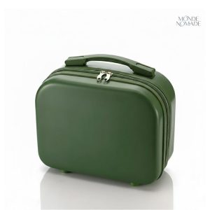 Vanity case compact avec plusieurs compartiments de rangement