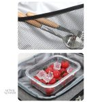 Accessoire beauté souple avec séparation pour produits