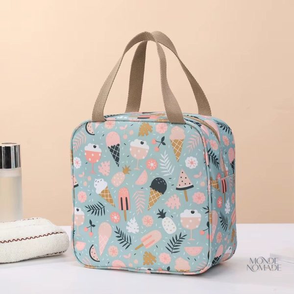Vanity Case avec design glaces colorées d'été