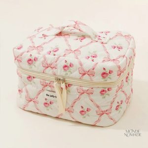 Vanity Case Vintage avec Finitions Matelassées