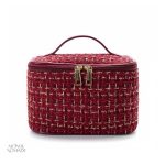 Vanity compact en design tweed