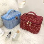 Coffret de beauté en tweed haut de gamme