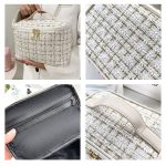Vanity pratique en style tweed