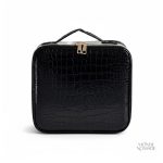 Vanity Trousse de Maquillage en simili-cuir Crocodile