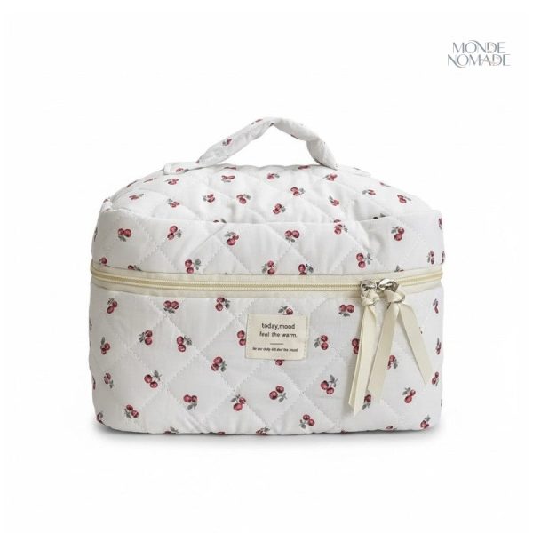Vanity trousse de toilette femme - cerises