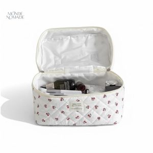 Trousse de toilette design cerises pour femmes
