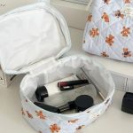 Trousse de maquillage en tissu doux et léger