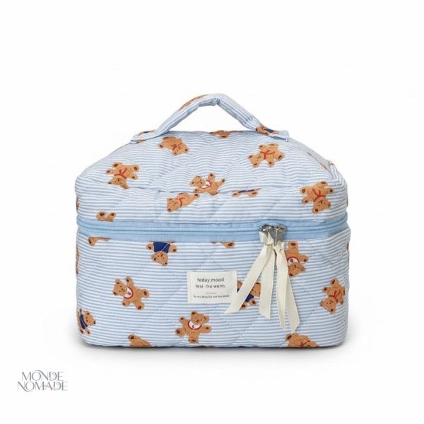 Vanity pour rangement cosmétique oursons