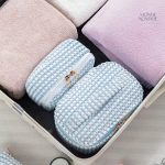 Vanity souple design arrondi en velours