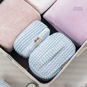 Vanity souple design arrondi en velours